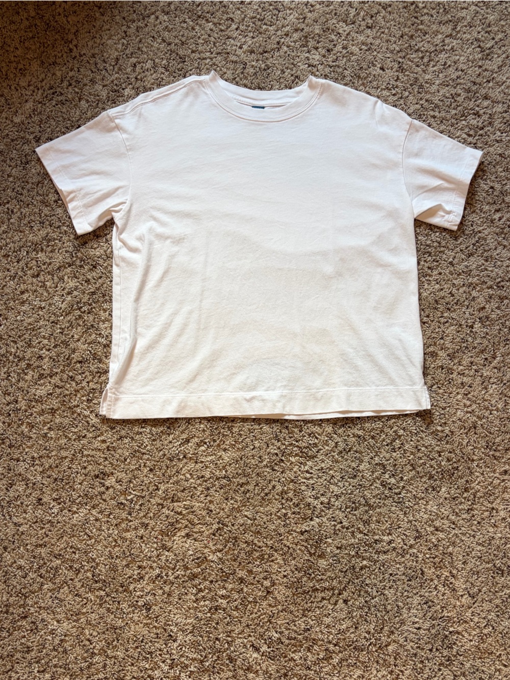 Old Navy White Short Sleeve Vintage Tee